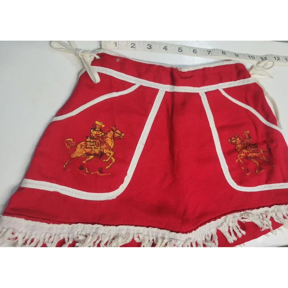 Vtg Pony Boy 50s Kids‎ Cowboy hat Vest skirt Western Outfit costume sz M Rare